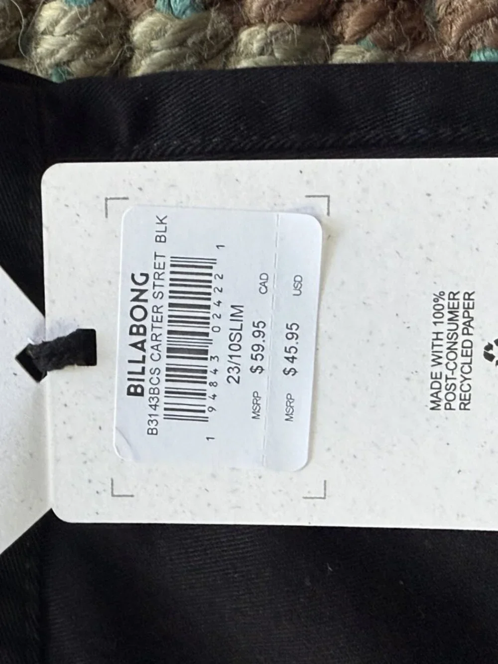 Billabong Boys Pants